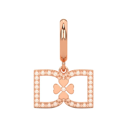 DD Hoops Diamanter - Rosaguld