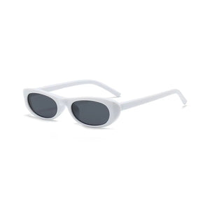 Suki Solbrille - Hvid Sort