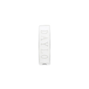 DAYLOs Klassiske Øreringe - Sølv / Hvid