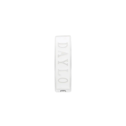 DAYLOs Klassiske Øreringe - Sølv / Hvid