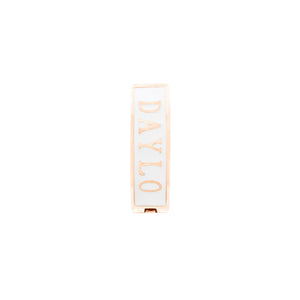 DAYLOs Klassiske Øreringe - Rosaguld / Hvid
