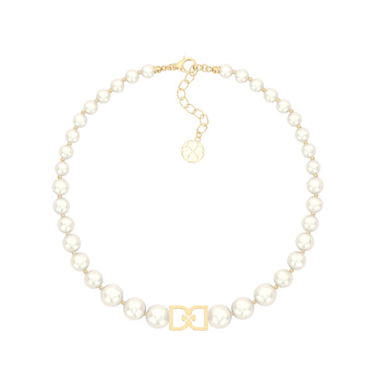 DD Perle Choker - Guld