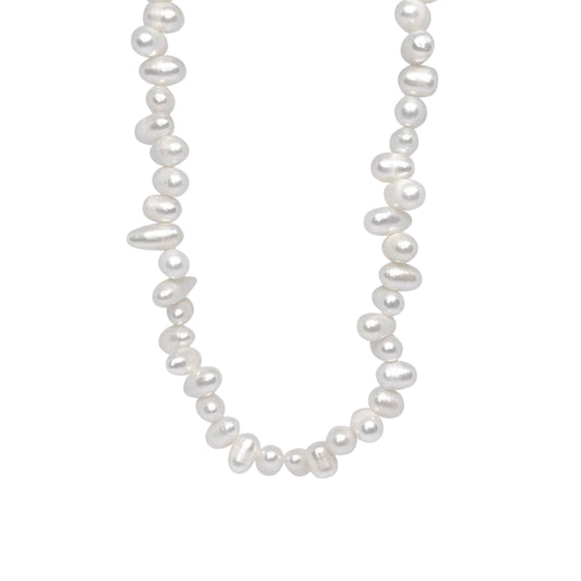 Calla Pearl Necklace - Gold