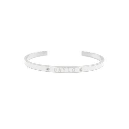 DAYLO Armbånd - Sølv / Hvid