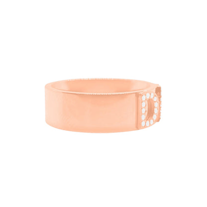 DAYLOs Signatur Diamant Ring - Rosaguld