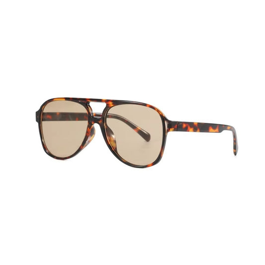 Sarena Solbrille - Leopard Lys