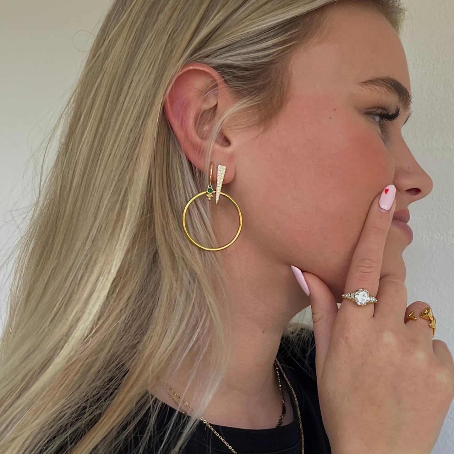 Celine Øreringe - Guld
