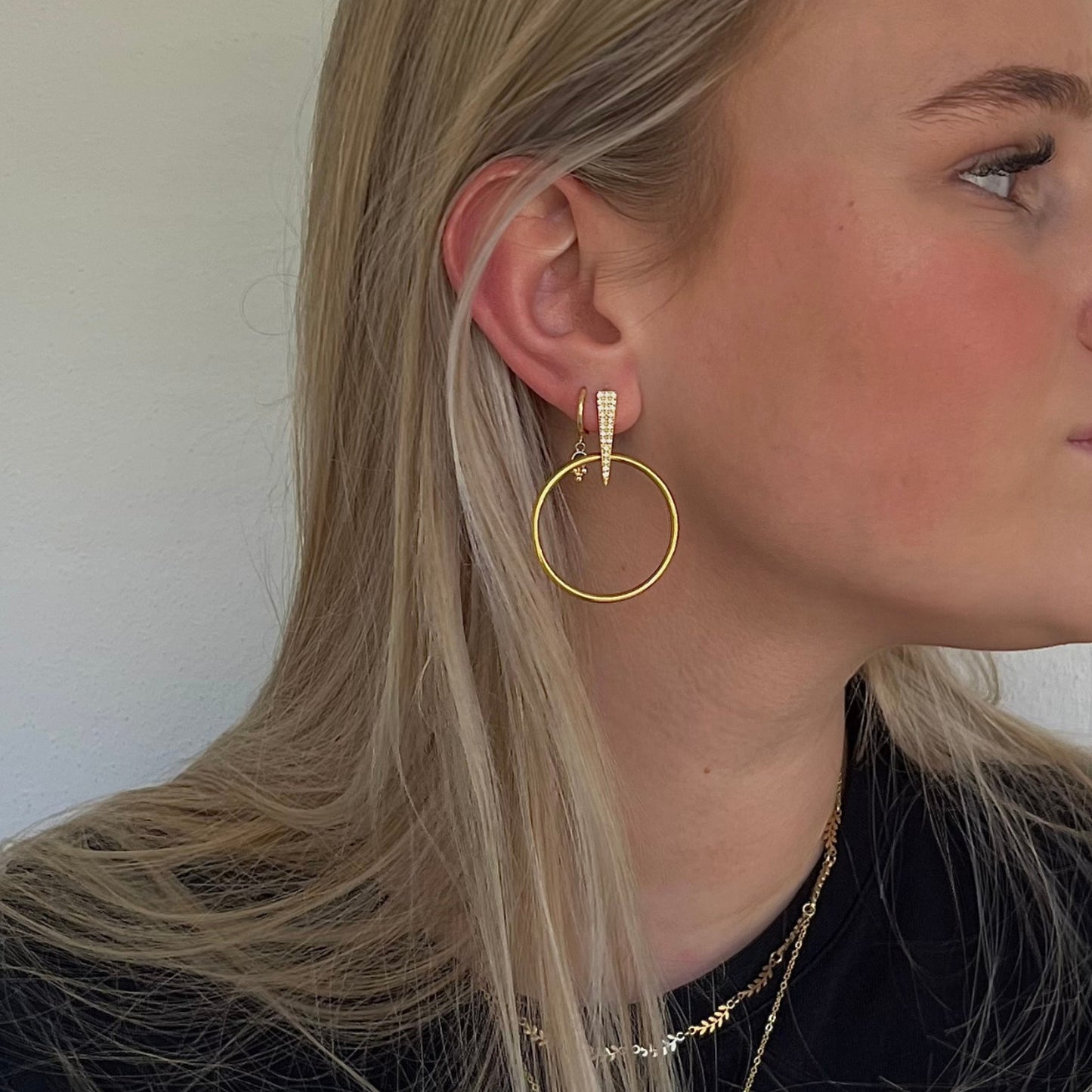 Celine Øreringe - Guld