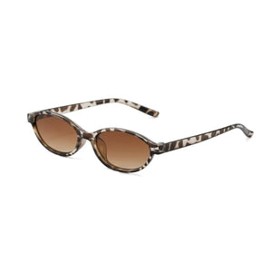 Solea Solbrille - Hvid Leopard
