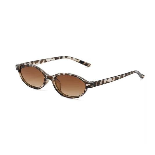 Solea Solbrille - Hvid Leopard