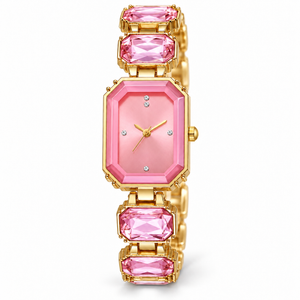 Antonia Klocka - Guld / Rosa
