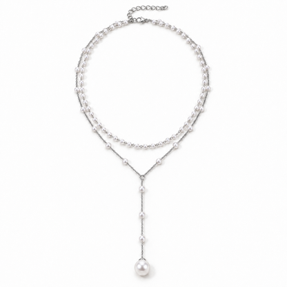 Seraphina Pärlhalsband – Silver