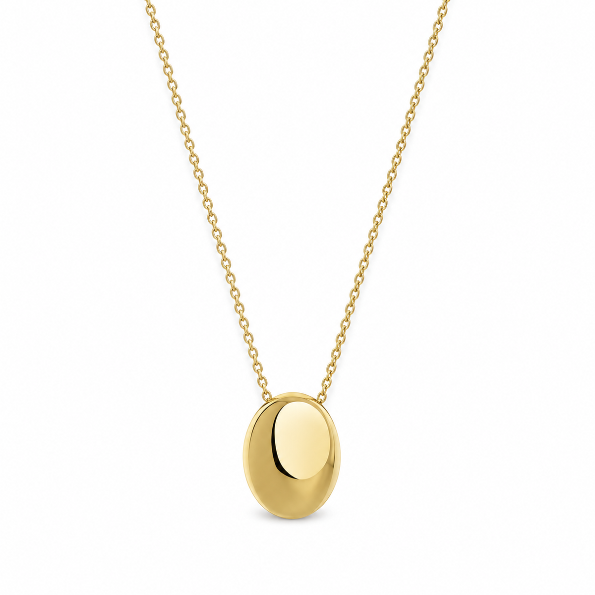 Viona Oval Halskæde - Guld