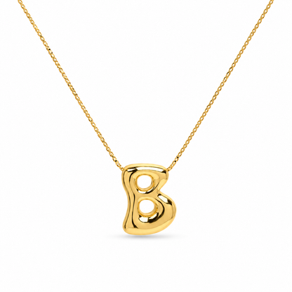 Bokstavshalsband - Guld