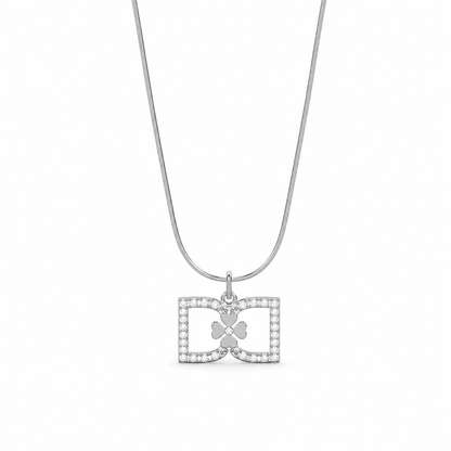 DD Halskette Diamanten - Silber