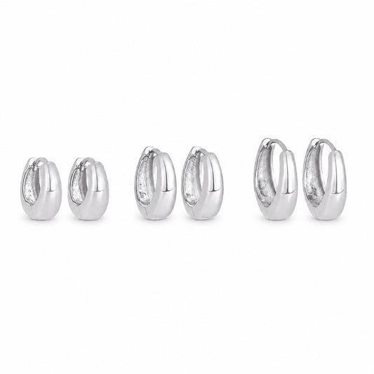 DAYLO Hoops Set - Sølv
