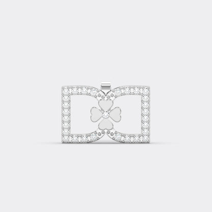 DD Earrings Diamonds - Silver
