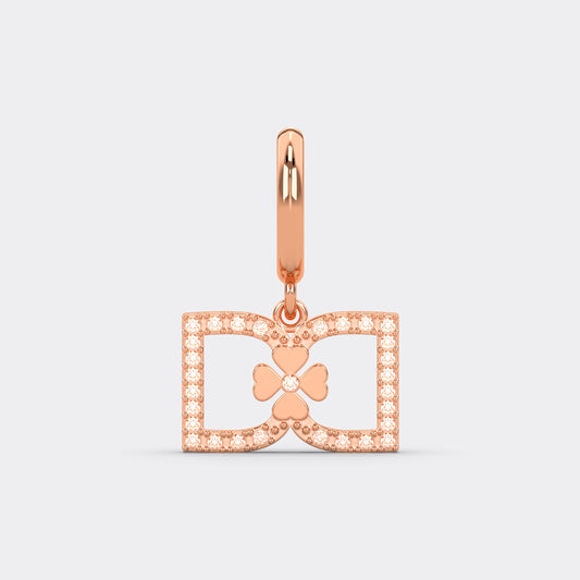 DD Hoops Diamonds - Premium 18k Rose Gold