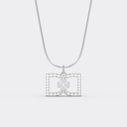 DD Necklace Diamonds - Silver