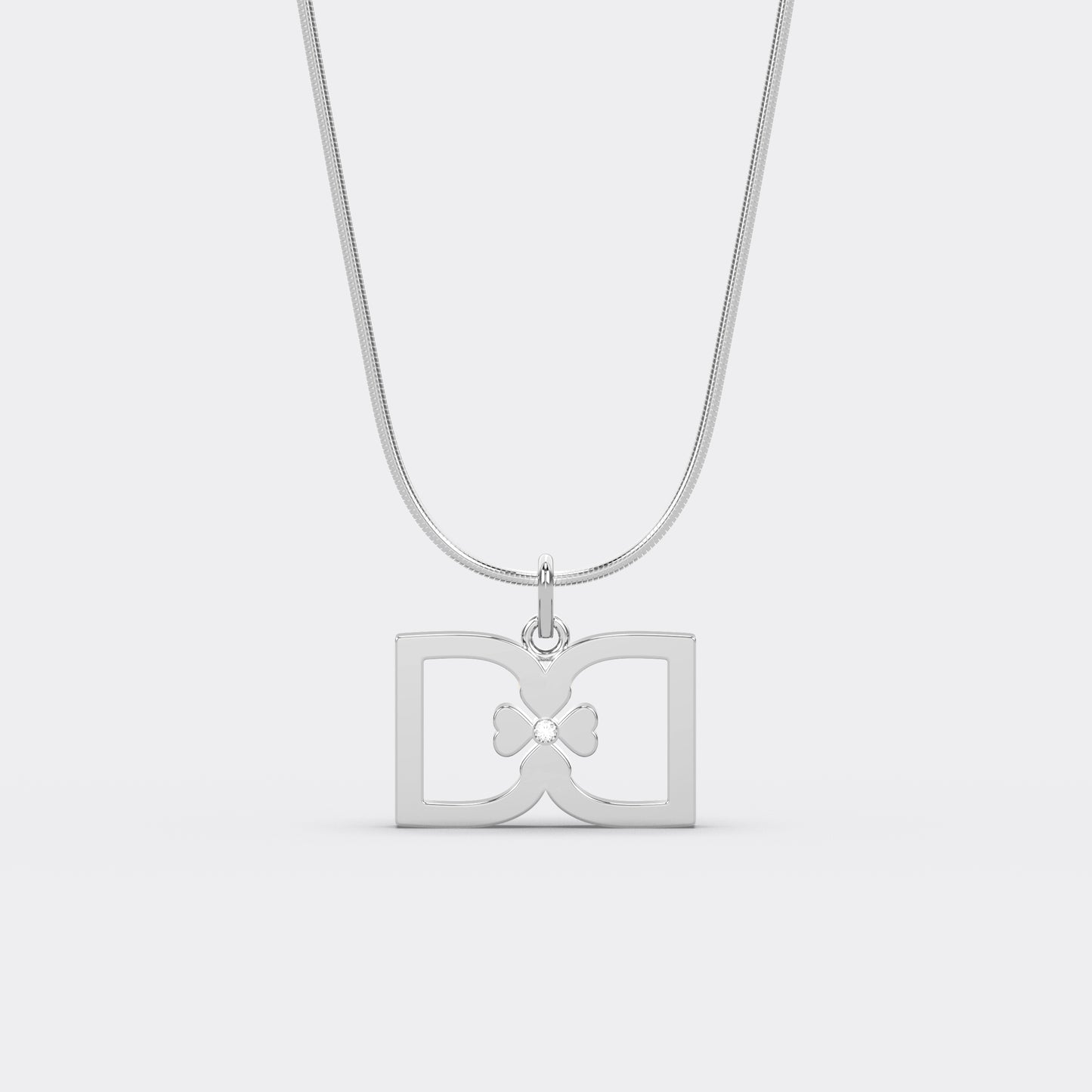 DD Necklace - Premium Silver Stainless Steel