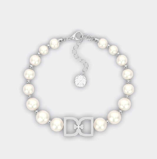 DD Pearl Bracelet - Premium Silver