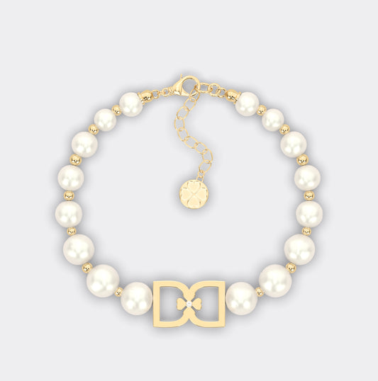 DD Pearl Bracelet - Premium 18k Gold