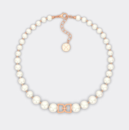 DD Pearl Choker - Rose Gold