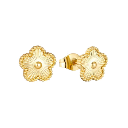 Evelia Bloom Studs - Guld