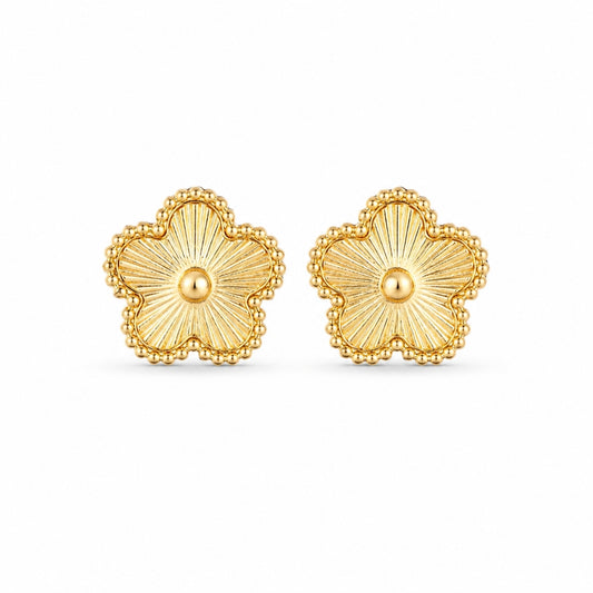 Evelia Bloom Studs - Guld