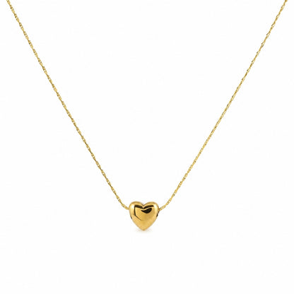 Hjerte Halskæde Petit - Guld