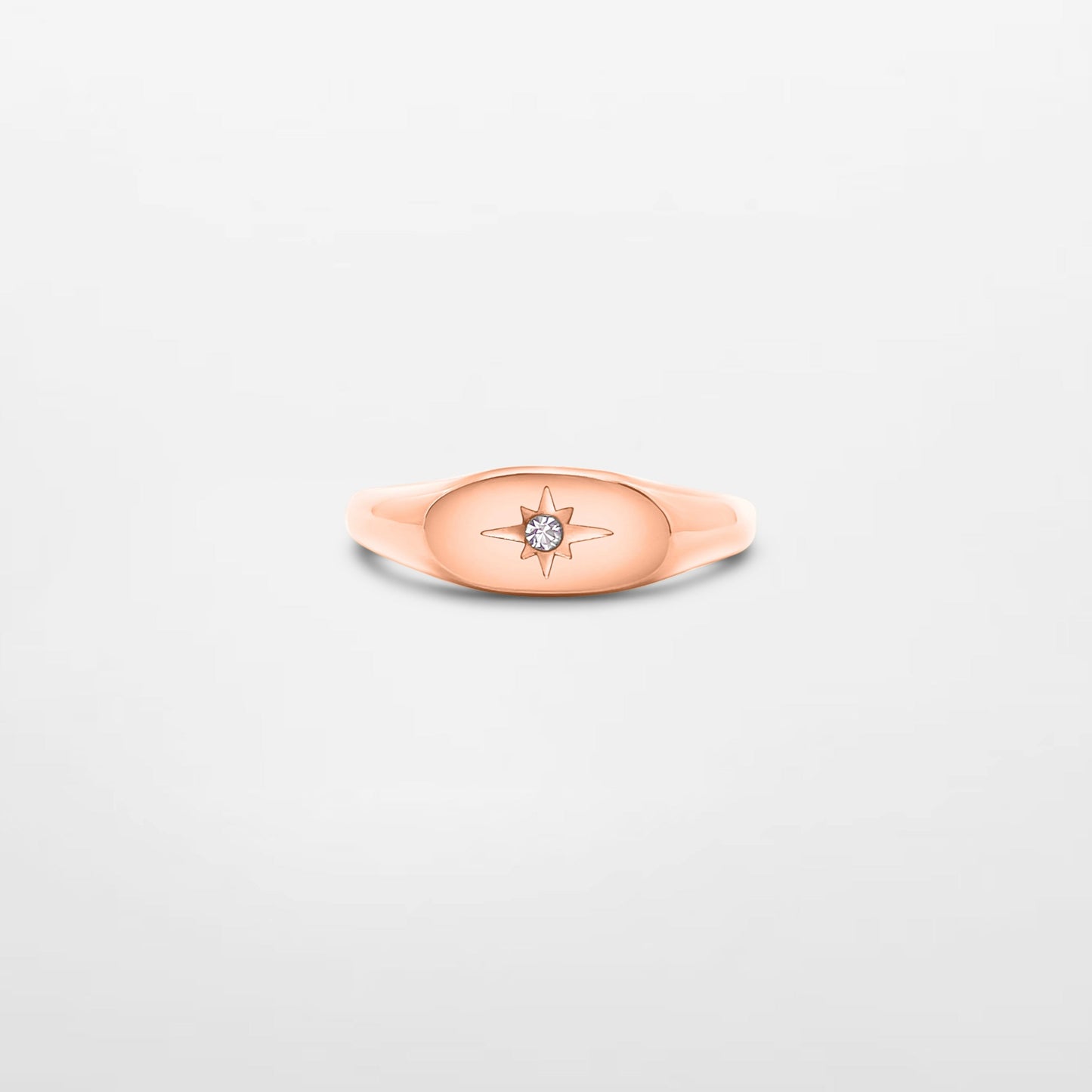 Felizia Ring - Premium 18k roseguld rustfrit stål