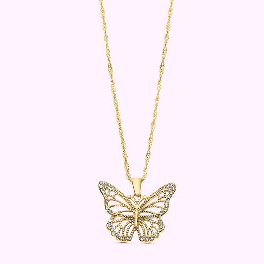 Anastacia Necklace - Premium 18k Gold