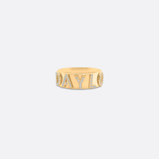 DAYLO Iconic Ring Diamonds - Premium 18k Gold