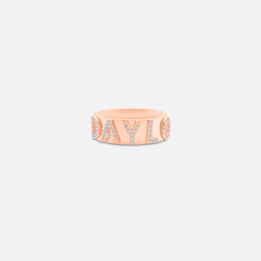 DAYLO Iconic Ring Diamonds - Premium 18k Rose Gold