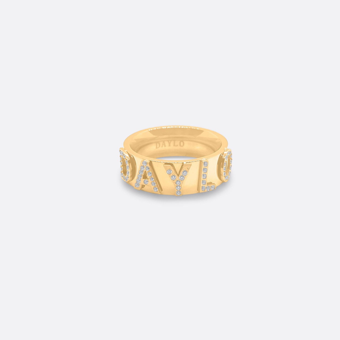 DAYLO Iconic Ring Diamonds - Premium 18k guld rustfrit stål