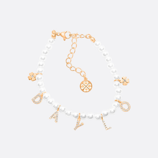 DAYLO Pearl Bracelet - Premium 18k Rose Gold