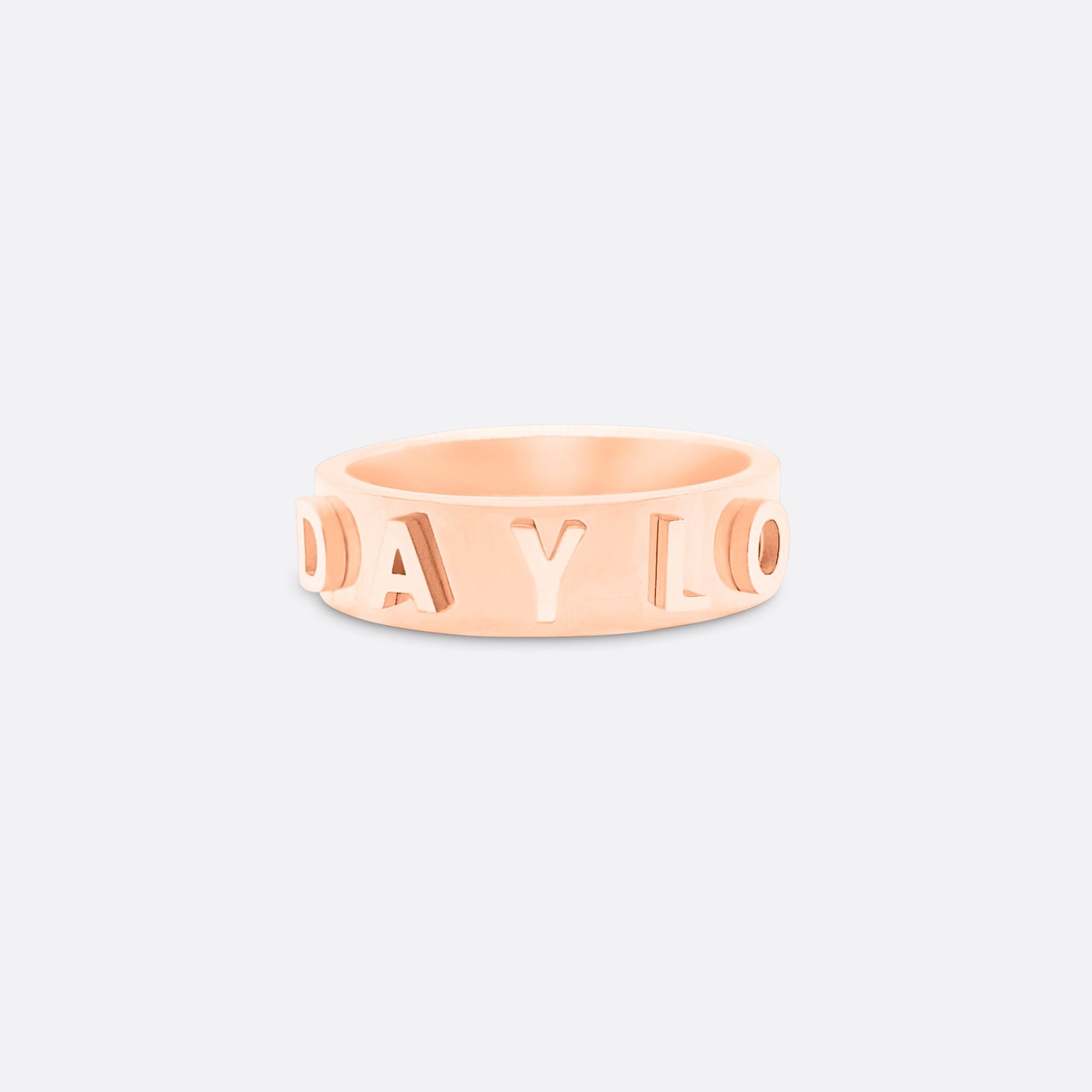 DAYLO Signature Ring - Premium 18k roseguld rustfrit stål