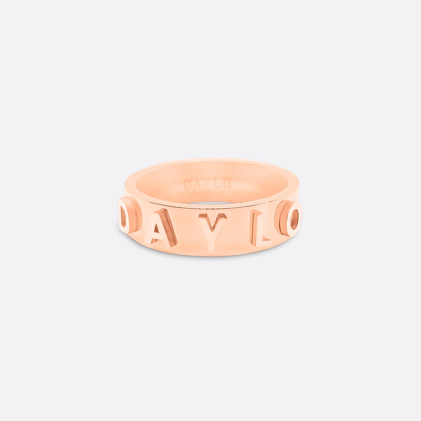 DAYLO Signature Ring - Premium 18k roseguld rustfrit stål