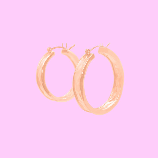 Maya Earrings - Premium 18k Rose Gold