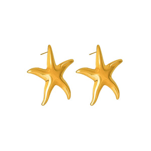 Nella Øreringe - Guld