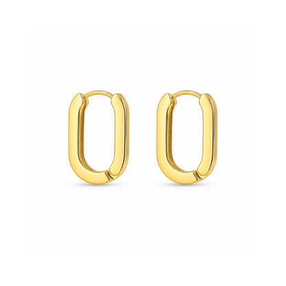 Niva Øreringe - Guld