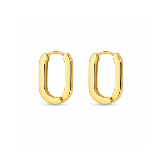 Niva Øreringe - Guld