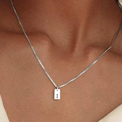 Flad Halskæde - Sølv