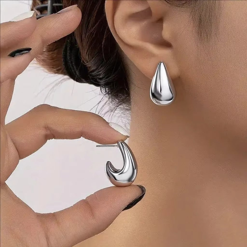 Nila Earrings - Silver