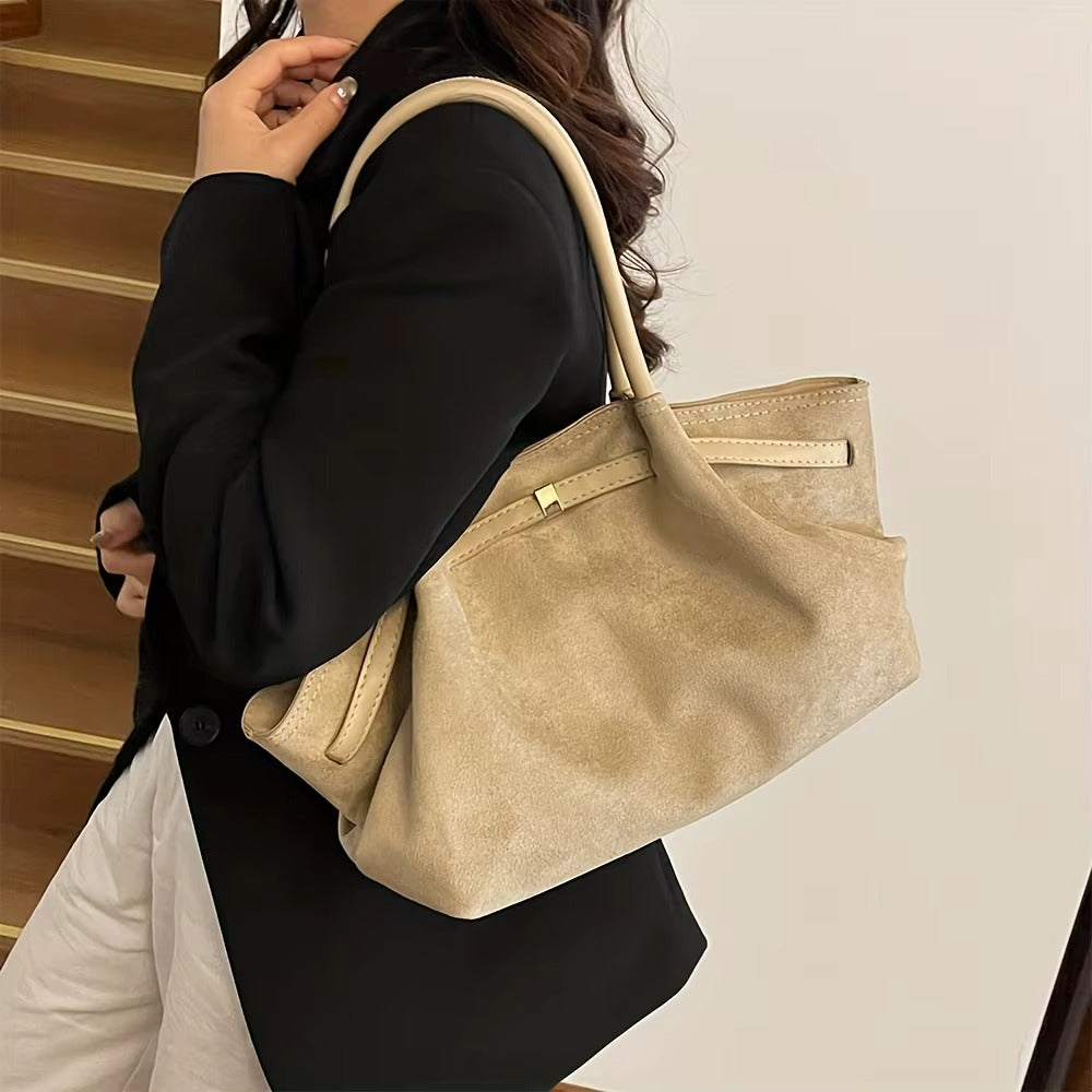 Noor Taske - Sand Læder