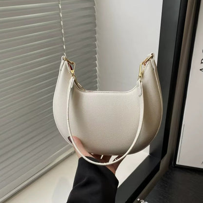 Nomi Taske - Hvid Læder