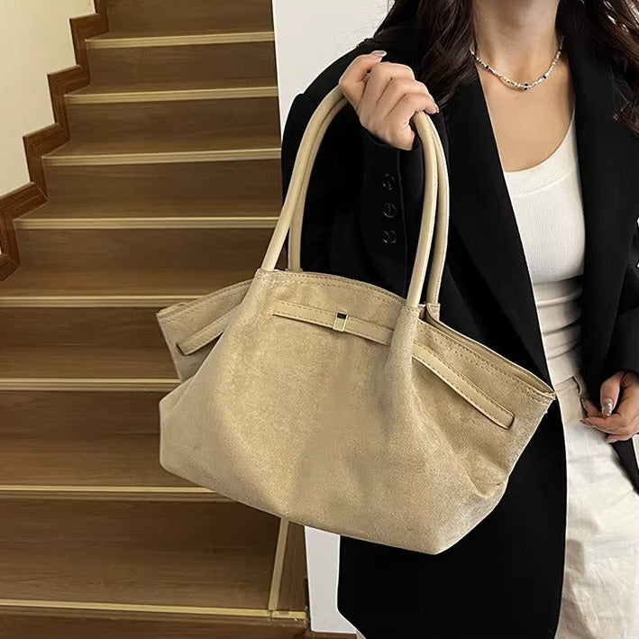 Noor Taske - Sand Læder