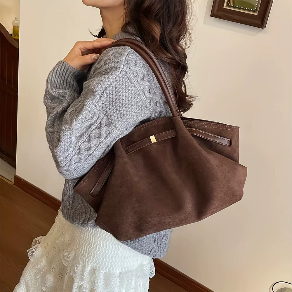 Noor Taske - Kaffe Læder