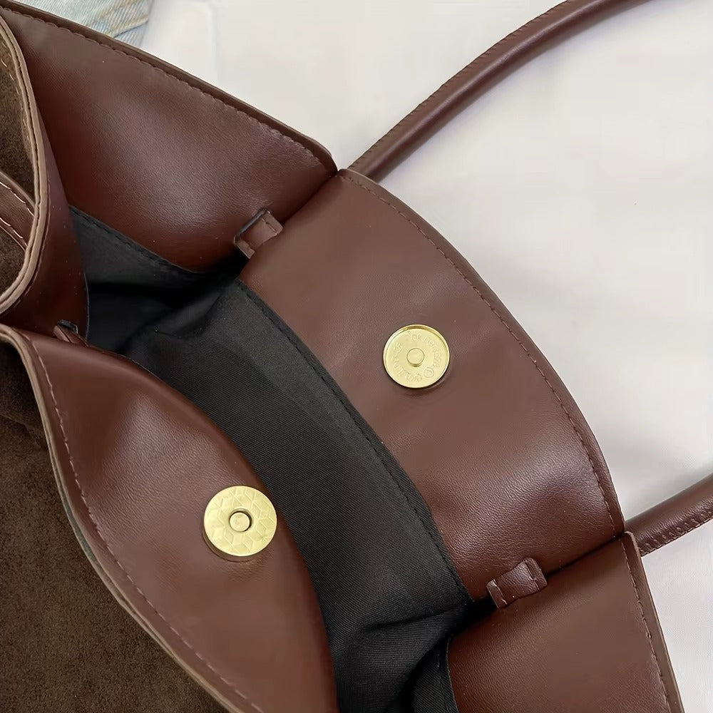 Noor Taske - Kaffe Læder