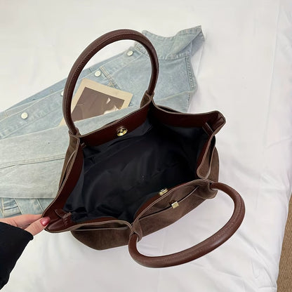 Noor Taske - Kaffe Læder